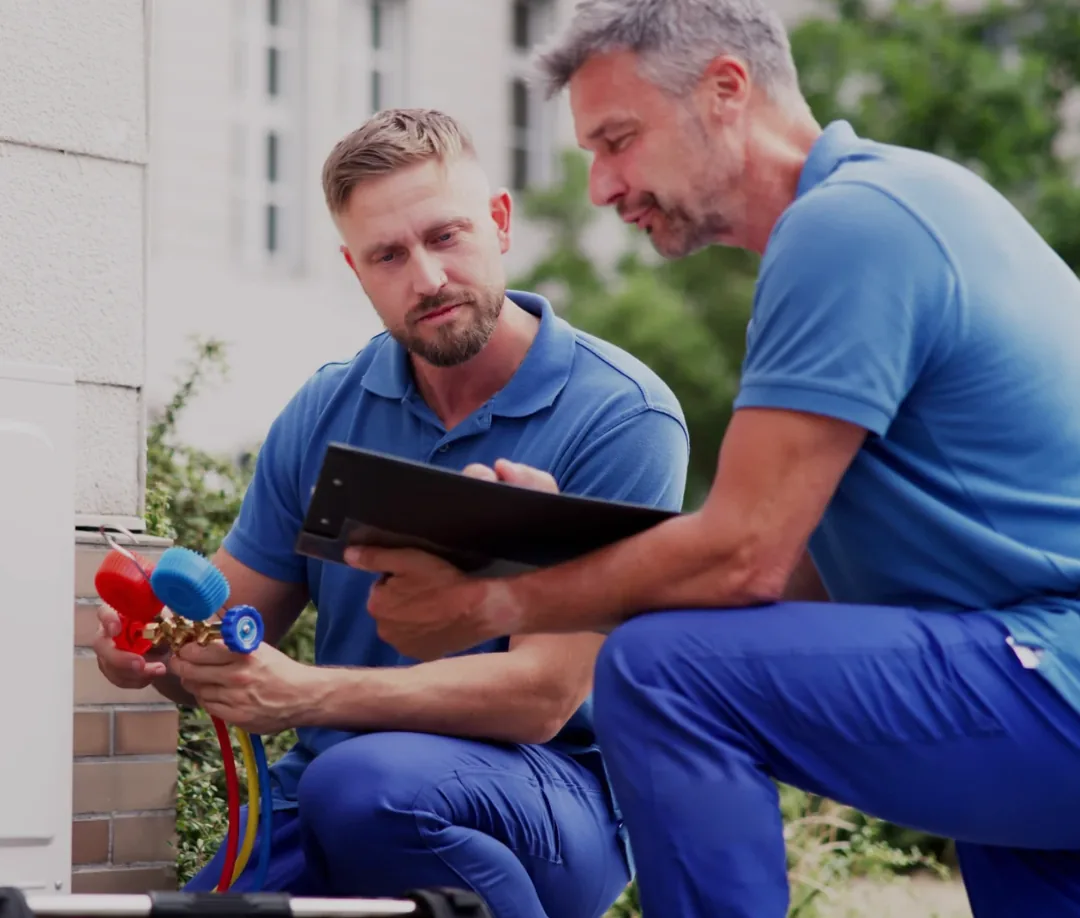 Mitarbeiter von Coolmaxx im Einsatz an einer Anlage